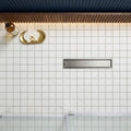 Dolomite White 2x2 Marble Mosaic — Bathroom shower floor