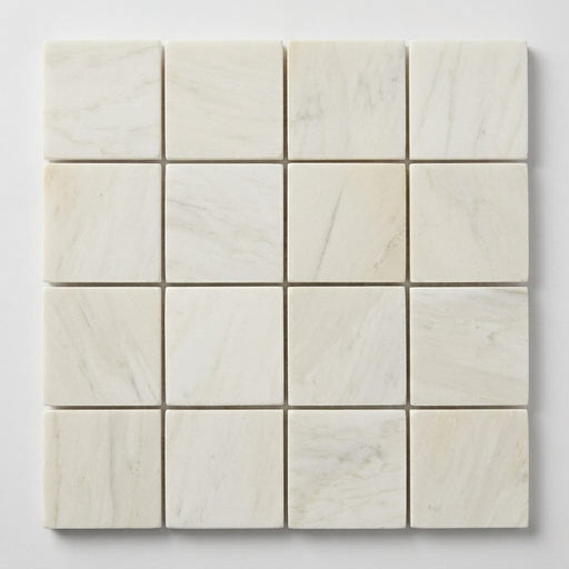 Dolomite White 2x2 Marble Mosaic close-up