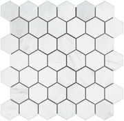 Dolomite White 1x12 Straight Honed Marble Mosaic