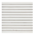 Dolomite White 1x12 Straight Honed Marble Mosaic
