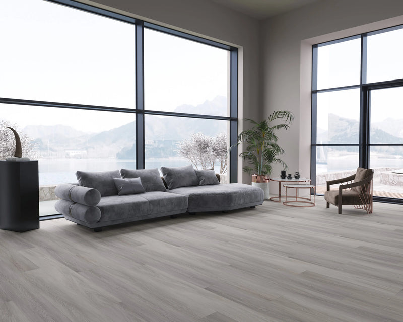 Domaine Gypsy Grey 7x60 EIR Painted Bevel 20mil WPC Vinyl Flooring
