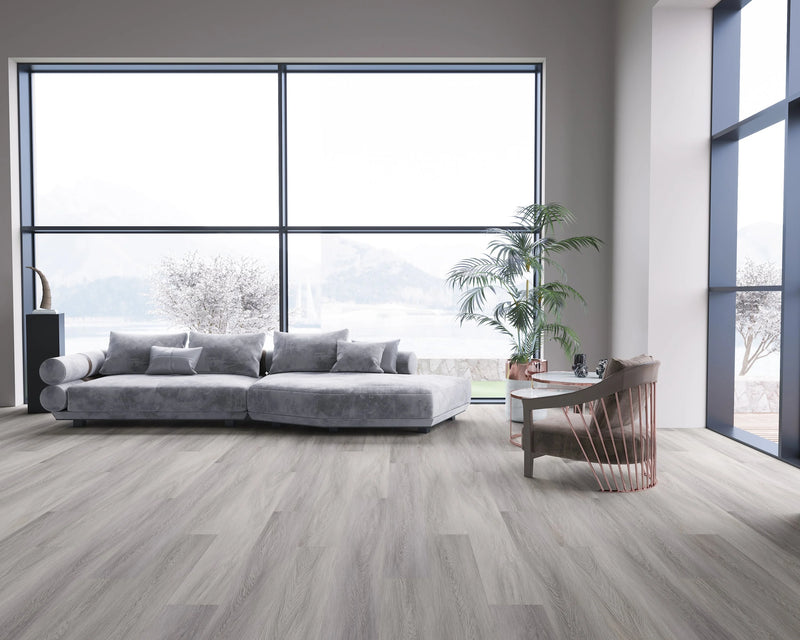 Domaine Gypsy Grey 7x60 EIR Painted Bevel 20mil WPC Vinyl Flooring