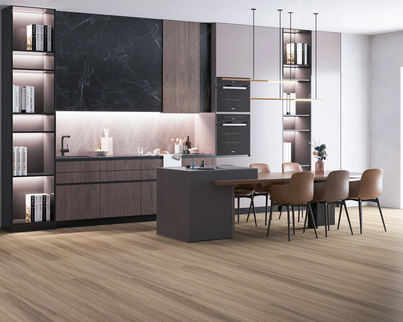Domaine Vogue Tan 7x60 EIR Painted Bevel 20mil WPC Vinyl Flooring
