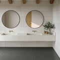 Sahara Dark Crosshatch 5/8x4 11.75x11.75 Matte Porcelain Mosaic