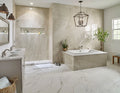 Dorado Pebbles Mesh Backed Tumbled Marble Mosaic Tile