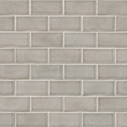 Dove Gray 3x6 Glossy Ceramic Subway Tile