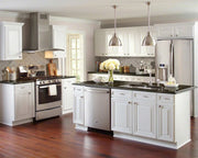 Dove Gray Arabesque Glossy Ceramic Mosaic Tile