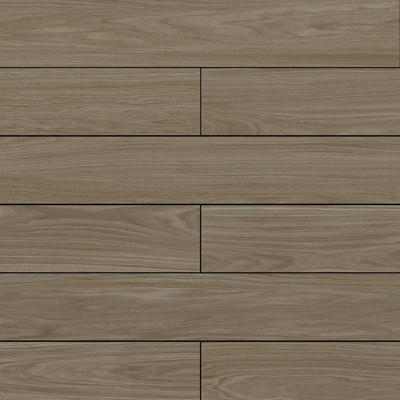 Dover Wood White 10x60 Plank Matte Wood Look Porcelain Tile