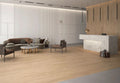 Dover Wood White 10x60 Plank Matte Wood Look Porcelain Tile