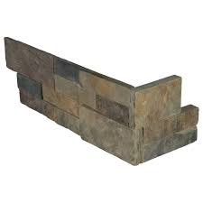 Natural Gold (2-PC Dog Ear Corner) Rock Rock Face 8 x 20 Metal Mesh Back Ledger Panel