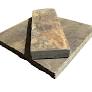 California Gold Slate Natural 10 x 24 x 2 Slate Wall Cap Cap