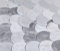 Dragon Scale Dusk 12x12 Marble Mosaic