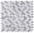 Dragon Scale Dusk 12x12 Marble Mosaic