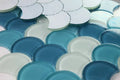 Dragon Scale Ocean 12x12 Glass Mosaic