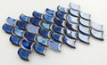 Dragon Scale Royal Blue Scale Porcelain Mosaic