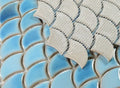 Dragon Scale Sky Scale Porcelain Mosaic