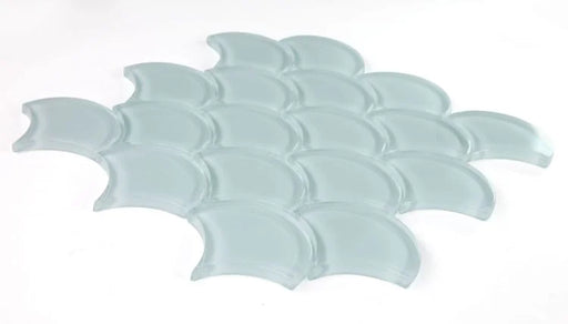 Dragon Scale Turquoise Scale Glass Mosaic