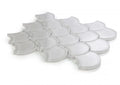 Dragon Scale White Scale Glass Mosaic