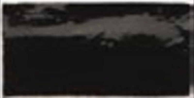Dreamtile Wave Black .5x8 Coprifillo Matte Ceramic Trim