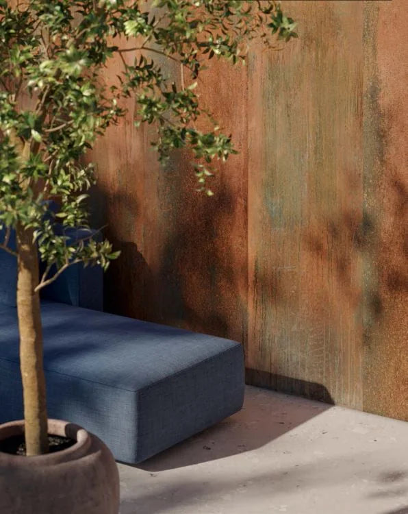 Dripart Copper 24x48 Matte Metal Look Porcelain Tile