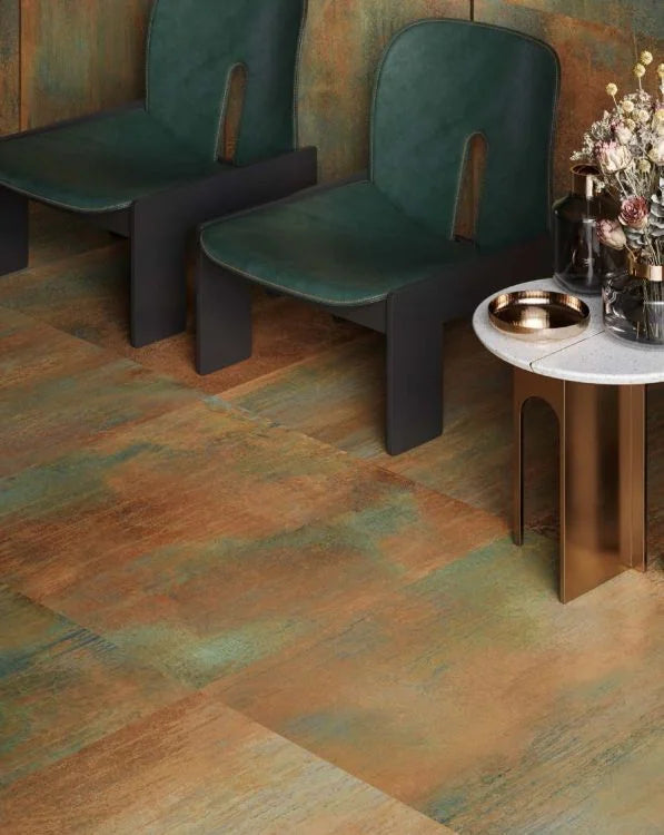 Dripart Copper 24x48 Matte Metal Look Porcelain Tile
