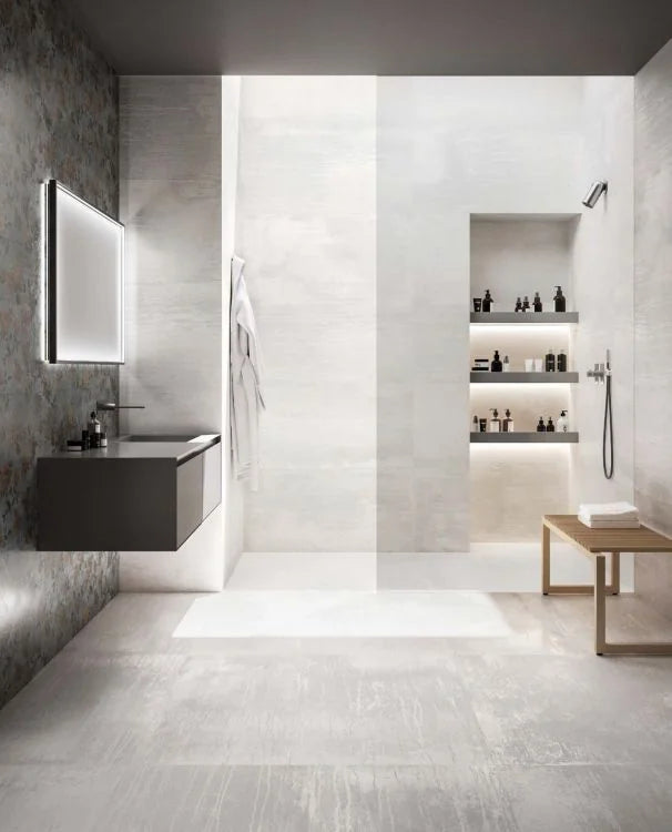 Dripart Titanium 24x48 Matte Metal Look Porcelain Tile
