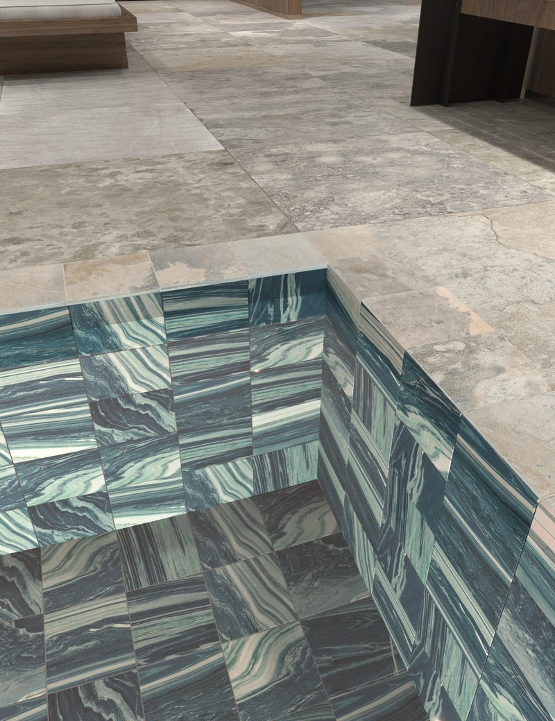 Sea Blue 5.8x5.8 Ceramic Tile