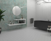 Exa Grey 5.9x6.7 Hexagon Matte Porcelain Tile