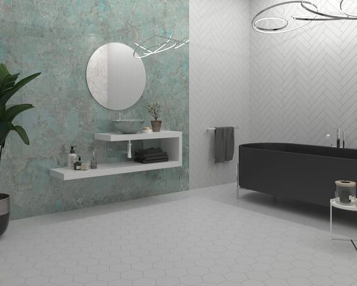 Flat Grey 3x11.8 Matte Ceramic Tile