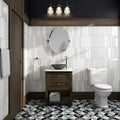 Flat Black Gloss 3x11.8 Ceramic Tile