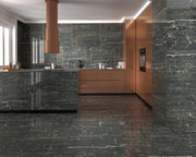 Leonardo Black 35.4x35.4 Porcelain Tile