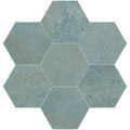 Magnet Exa Mint 5.9x6.7 Hexagon Porcelain Tile