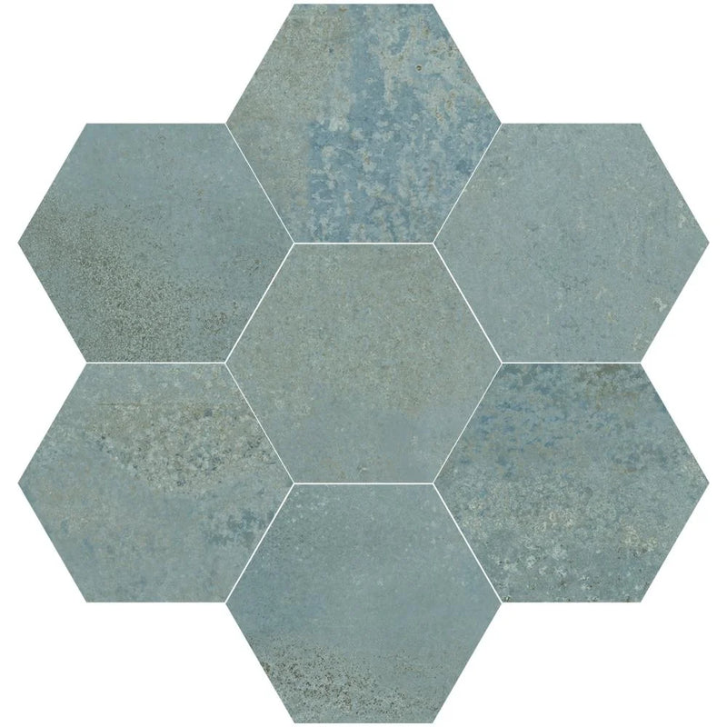 Magnet Exa Mint 5.9x6.7 Hexagon Porcelain Tile