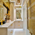 Metalic Gold 11.85x11.85 Metal Mosaic