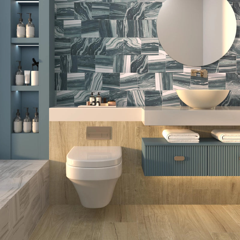 Quercus Miele 8.7x47.2 Plank Wood-Look Porcelain Plank