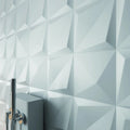 Shapes White 9.8x9.8 Matte Ceramic Mosaic