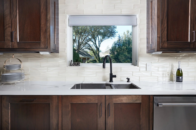 Dunes Ivory 3x12 Wave Ceramic/Porcelain Wall Tile