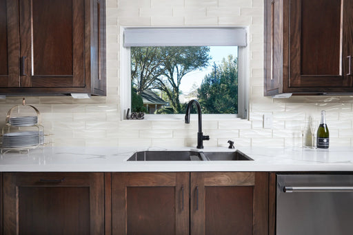 Dunes Ivory 3x12 Wave Ceramic/Porcelain Wall Tile