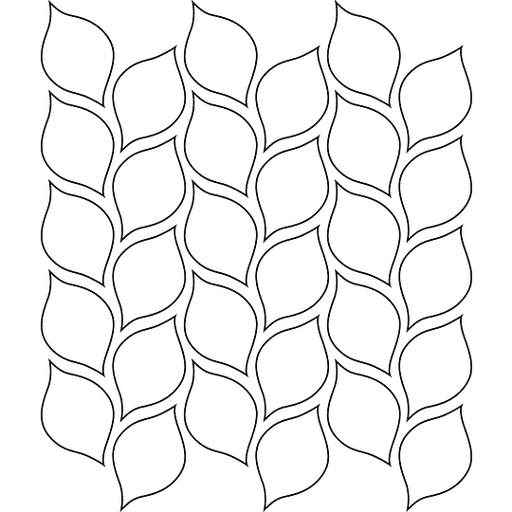 Dunes Platinum Leaves Ceramic/Porcelain Mosaic