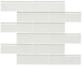 Dunes Pearl 2x6 Staggered Joint Ceramic/Porcelain Mosaic