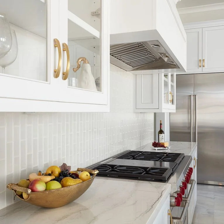 Dunes Pearl Arabesque Glass Mosaic