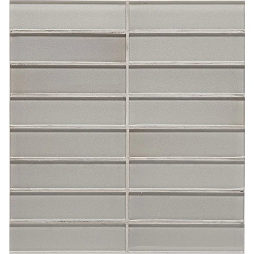 Dunes Pewter 1-1/2x6 Straight Stack Ceramic/Porcelain Mosaic