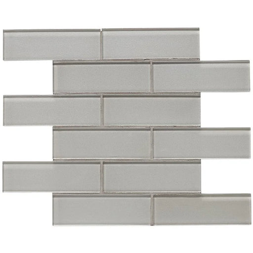 Dunes Pewter 2x6 Staggered Joint Ceramic/Porcelain Mosaic