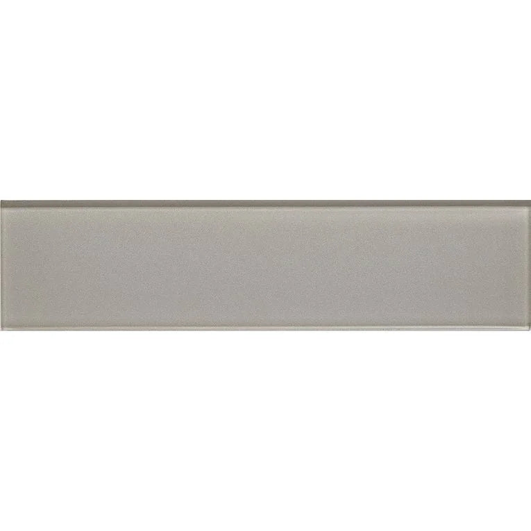 Dunes Glass Series Pewter 3x12 Flat Ceramic/Porcelain Wall Tile