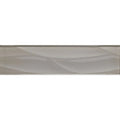 Dunes Glass Series Pewter 3x12 Wave Ceramic/Porcelain Wall Tile