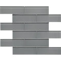Dunes Platinum 2x6 Staggered Joint Ceramic/Porcelain Mosaic