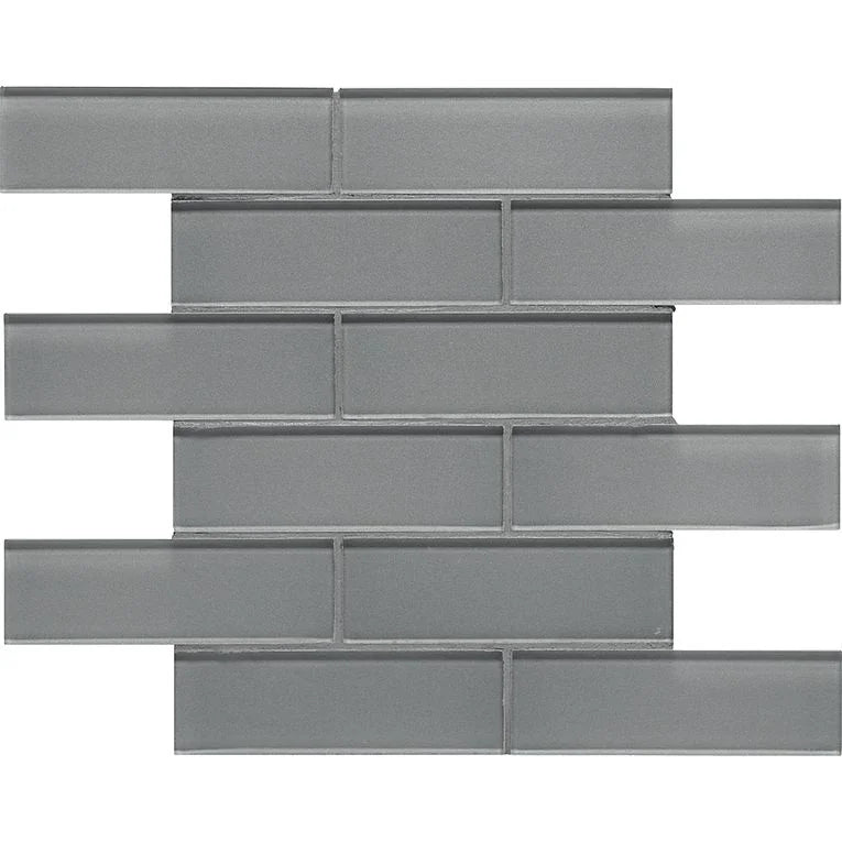 Dunes Platinum 2x6 Staggered Joint Ceramic/Porcelain Mosaic