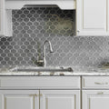 Dunes Platinum Arabesque Ceramic/Porcelain Mosaic