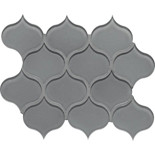 Dunes Platinum Arabesque Ceramic/Porcelain Mosaic