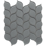 Dunes Platinum Leaves Ceramic/Porcelain Mosaic